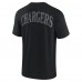 Unisex Los Angeles Chargers Fanatics Black Elements Iconic T-Shirt