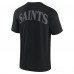 Футболка Unisex New Orleans Saints Fanatics Black Elements Iconic