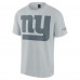 Unisex New York Giants Fanatics Gray Elements Iconic T-Shirt