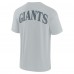 Unisex New York Giants Fanatics Gray Elements Iconic T-Shirt