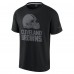 Футболка Unisex Cleveland Browns Fanatics Black Elements Iconic