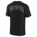 Футболка Unisex Cleveland Browns Fanatics Black Elements Iconic