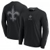 Футболка с длинным рукавом Unisex New Orleans Saints Fanatics Black Elements Strive