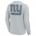 Unisex New York Giants Fanatics Gray Elements Strive Long Sleeve T-Shirt