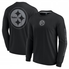 Футболка с длинным рукавом Unisex Pittsburgh Steelers Black Elements Strive