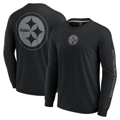 Футболка с длинным рукавом Unisex Pittsburgh Steelers Black Elements Strive