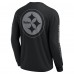 Футболка с длинным рукавом Unisex Pittsburgh Steelers Black Elements Strive