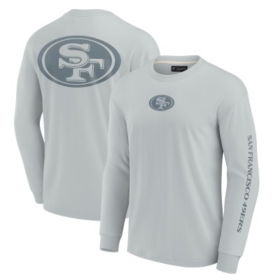 Unisex San Francisco 49ers Fanatics Gray Elements Strive Long Sleeve T-Shirt
