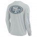 Unisex San Francisco 49ers Fanatics Gray Elements Strive Long Sleeve T-Shirt