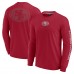 Unisex San Francisco 49ers Fanatics Scarlet Elements Strive Long Sleeve T-Shirt
