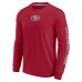 Unisex San Francisco 49ers Fanatics Scarlet Elements Strive Long Sleeve T-Shirt