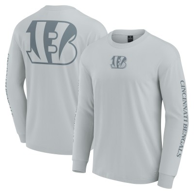 Unisex Cincinnati Bengals Fanatics Gray Elements Strive Long Sleeve T-Shirt