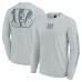 Unisex Cincinnati Bengals Fanatics Gray Elements Strive Long Sleeve T-Shirt