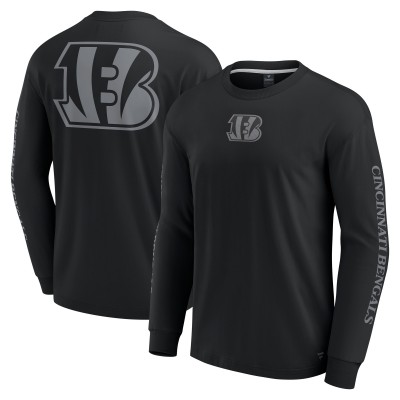 Unisex Cincinnati Bengals Fanatics Black Elements Strive Long Sleeve T-Shirt