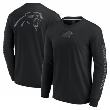 Футболка с длинным рукавом Unisex Carolina Panthers Fanatics Black Elements Strive