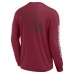 Unisex Arizona Cardinals Fanatics Cardinal Elements Strive Long Sleeve T-Shirt