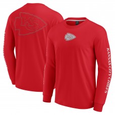 Unisex Kansas City Chiefs Fanatics Red Elements Strive Long Sleeve T-Shirt