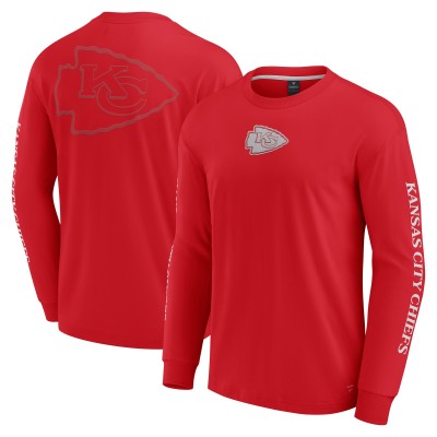 Unisex Kansas City Chiefs Fanatics Red Elements Strive Long Sleeve T-Shirt