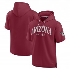 Unisex Arizona Cardinals Fanatics Cardinal Elements Ready Short Sleeve Pullover Hoodie