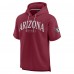 Unisex Arizona Cardinals Fanatics Cardinal Elements Ready Short Sleeve Pullover Hoodie