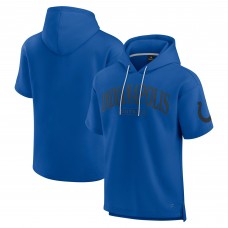 Unisex Indianapolis Colts Fanatics Royal Elements Ready Short Sleeve Pullover Hoodie