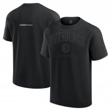 Unisex Pittsburgh Steelers Fanatics Black Elements Flex Tri-Blend T-Shirt