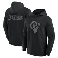 Los Angeles Rams Fanatics Elements Blaze Tri-Blend Long Sleeve Hoodie T-Shirt - Black