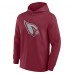 Arizona Cardinals Fanatics Cardinal Elements Blaze Tri-Blend Long Sleeve Hoodie T-Shirt