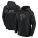 Футболка с длинным рукавом с капюшоном Atlanta Falcons Fanatics Black Elements Blaze Tri-Blend Футболка с длинным рукавом с капюшоном Atlanta Falcons Fanatics Black Elements Blaze Tri-Blend