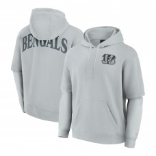 Unisex Cincinnati Bengals Fanatics Gray Sleek Elements Pullover Hoodie