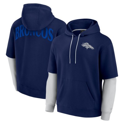 Толстовка Unisex Denver Broncos Fanatics Navy Sleek Elements
