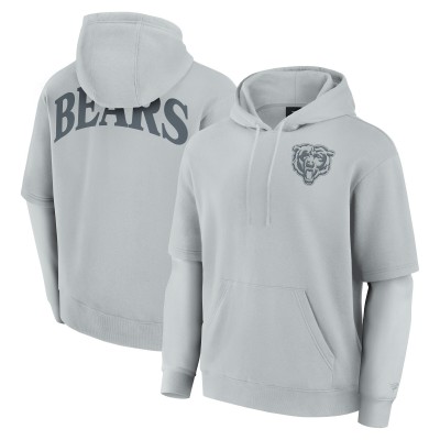 Толстовка Unisex Chicago Bears Fanatics Gray Sleek Elements