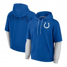 Unisex Indianapolis Colts Fanatics Royal Sleek Elements Pullover Hoodie