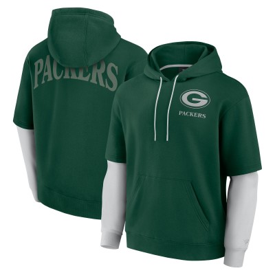 Толстовка Unisex Green Bay Packers Fanatics Green Sleek Elements