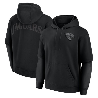 Unisex Jacksonville Jaguars Fanatics Black Sleek Elements Pullover Hoodie