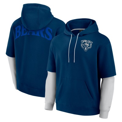 Толстовка Unisex Chicago Bears Fanatics Navy Sleek Elements