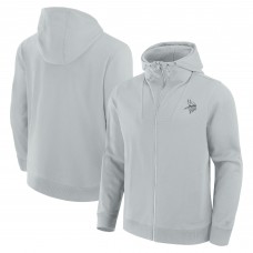 Толстовка на молнии Minnesota Vikings Unisex Front Office - Gray