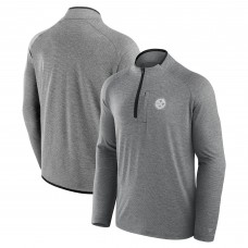 Кофта на короткой молнии Pittsburgh Steelers Unisex Front Office Performance Primary - Charcoal