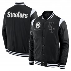 Unisex Pittsburgh Steelers Fanatics Black Elements Elite Full-Snap Jacket