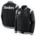 Unisex Pittsburgh Steelers Fanatics Black Elements Elite Full-Snap Jacket