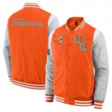 Unisex Miami Dolphins Fanatics Orange Elements Elite Full-Snap Jacket