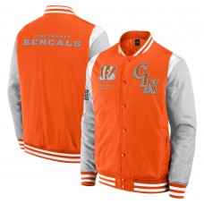 Unisex Cincinnati Bengals Fanatics Orange Elements Elite Full-Snap Jacket Unisex Cincinnati Bengals Fanatics Orange Elements Elite Full-Snap Jacket