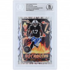 Davante Adams Las Vegas Raiders Autographed 2022 Panini Phoenix Hot Routes #HR-10 Beckett Fanatics Witnessed Authenticated Card