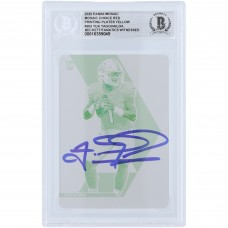 Tua Tagovailoa Miami Dolphins Autographed 2020 Panini Mosaic Red Choice Yellow Printing Plate #203 #1/1 Beckett Fanatics Witnessed Authenticated Rookie Card