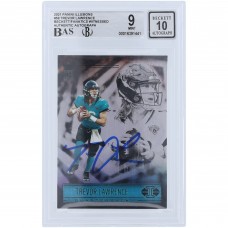Trevor Lawrence Jacksonville Jaguars Autographed 2021 Panini Illusions #59 Beckett Fanatics Witnessed Authenticated 9/10 Rookie Card