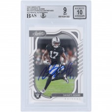 Davante Adams Las Vegas Raiders Autographed 2022 Panini Absolute #61 Beckett Fanatics Witnessed Authenticated 9/10 Card