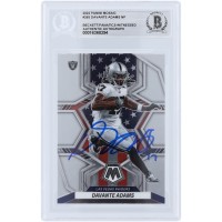 Davante Adams Las Vegas Raiders Autographed 2022 Panini Mosaic #265 Beckett Fanatics Witnessed Authenticated Card