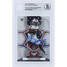 Davante Adams Las Vegas Raiders Autographed 2022 Panini Mosaic #265 Beckett Fanatics Witnessed Authenticated Card