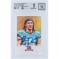 Trevor Lawrence Jacksonville Jaguars Autographed 2021 Panini Chronicles Donruss Gridiron Kings Pink #GK-1 Beckett Fanatics Witnessed Authenticated 9/10 Rookie Card