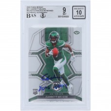 Garrett Wilson New York Jets Autographed 2022 Panini Mosaic #311 Beckett Fanatics Witnessed Authenticated 9/10 Rookie Card with 2022 OROY Inscription Garrett Wilson New York Jets Autographed 2022 Panini Mosaic #311 Beckett Fanatics Witnessed Authenticated 9/10 Rookie Card with 2022 OROY Inscription